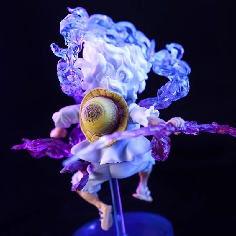 10cm Luffy Gear 5 Sun God Nika Action Figure – Anime PVC Collectible Statue Toy from One Piece