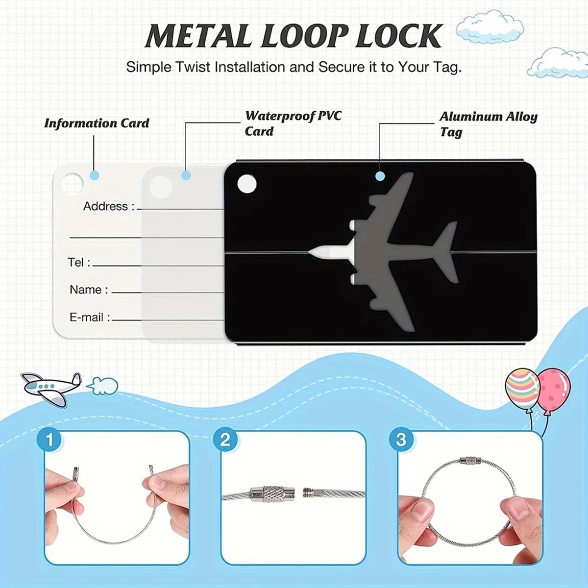 Best Aluminum Alloy Luggage Tag in USA