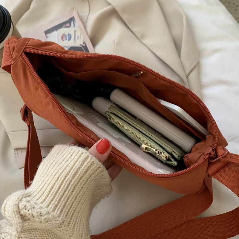 Best Women’s Messenger Bag – Simple Nylon Crossbody Shoulder Bag iin USA