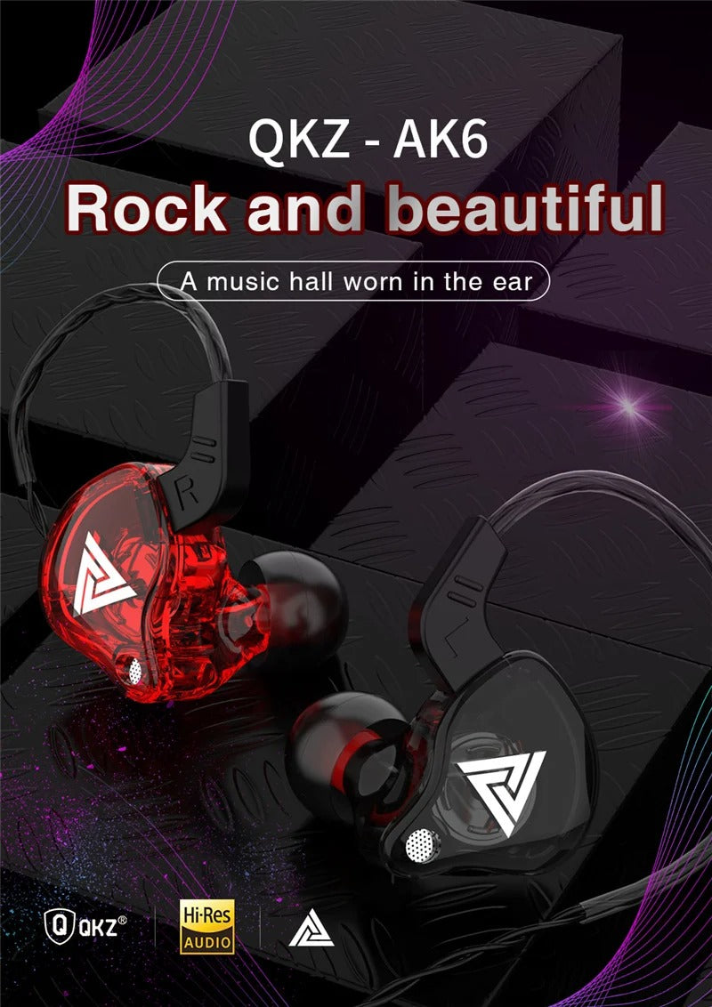 Best QKZ AK6 HiFi Wired Earphones in USA