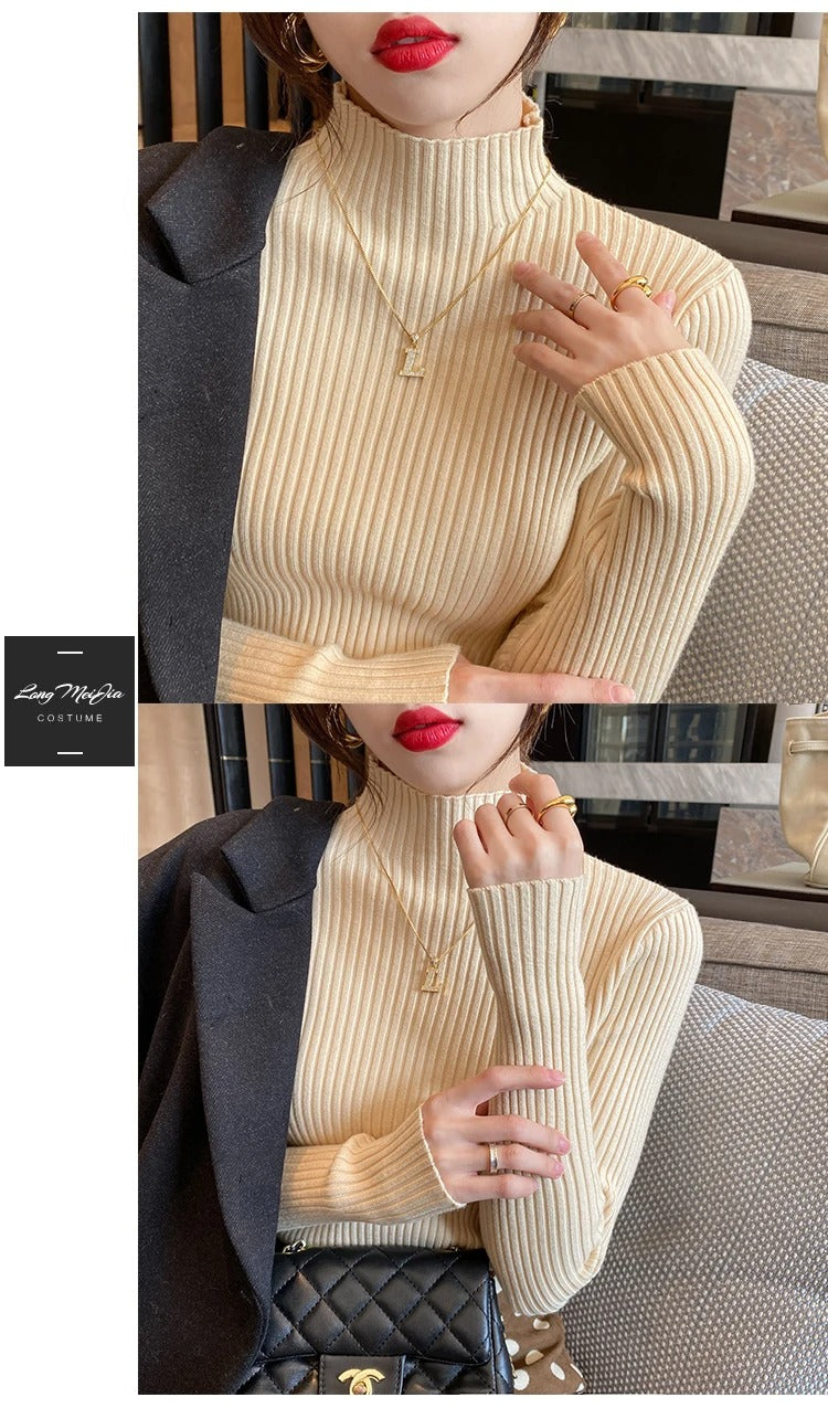 Best Women’s Turtleneck Knitted Sweater in USA