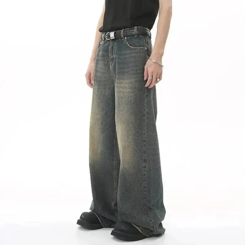 Best Men’s Washed Blue Denim Jeans in USA