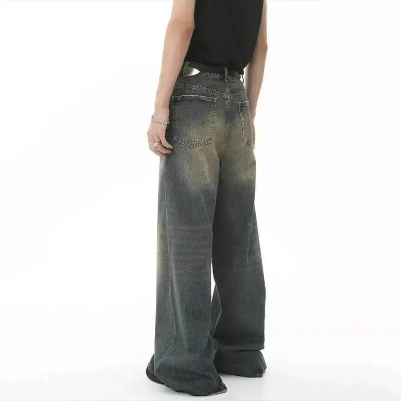 Best Men’s Washed Blue Denim Jeans in USA