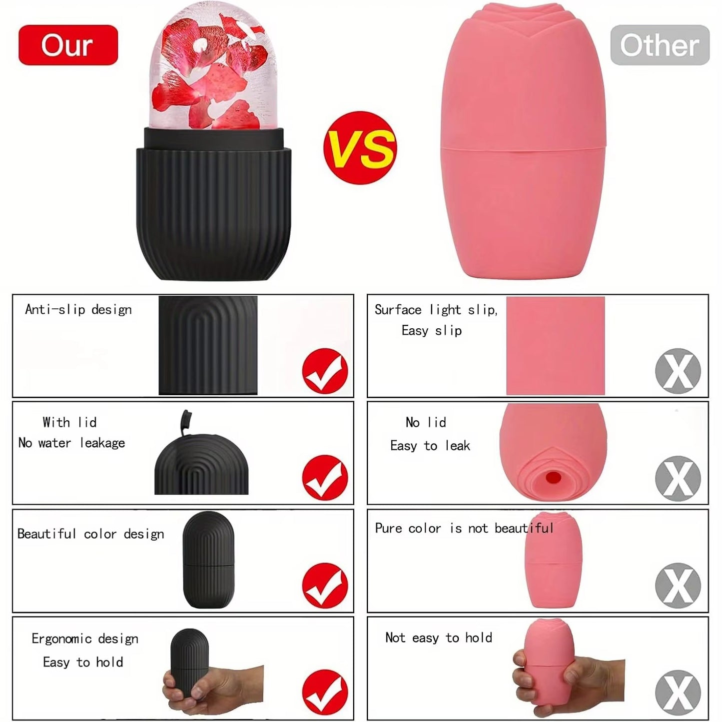 Best Silicone Ice Cube Face Roller in USA