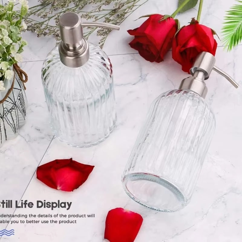 Best Clear Glass Soap Dispenser Bottle in USA