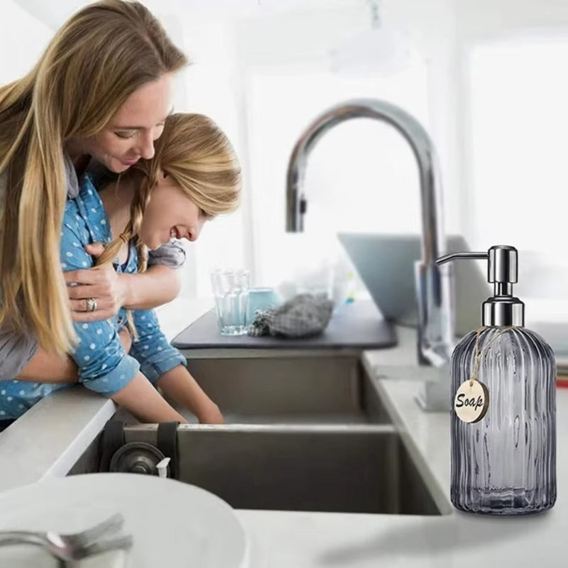 Best Clear Glass Soap Dispenser Bottle in USA