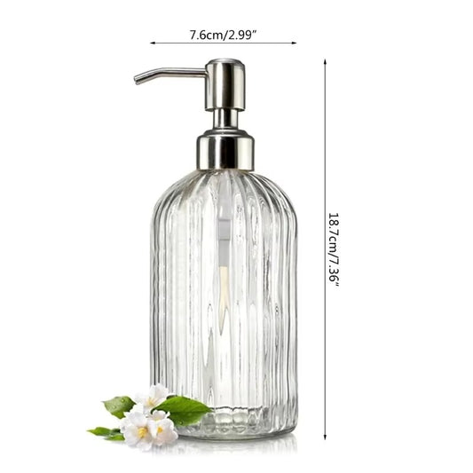 Best Clear Glass Soap Dispenser Bottle in USA