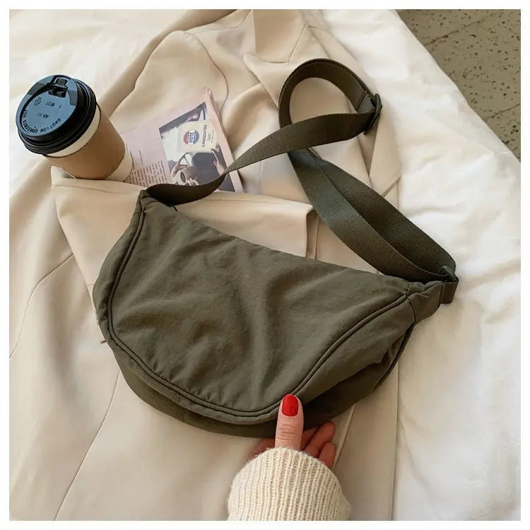 Best Women’s Messenger Bag – Simple Nylon Crossbody Shoulder Bag iin USA