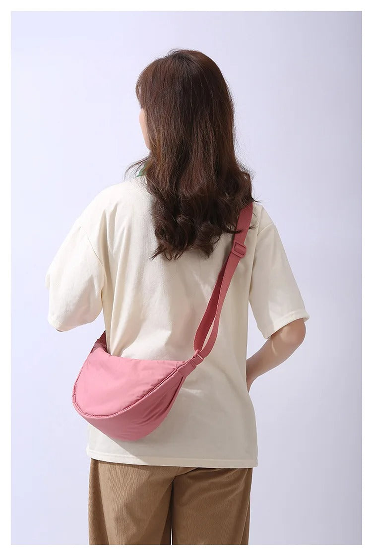 Best Women’s Messenger Bag – Simple Nylon Crossbody Shoulder Bag iin USA