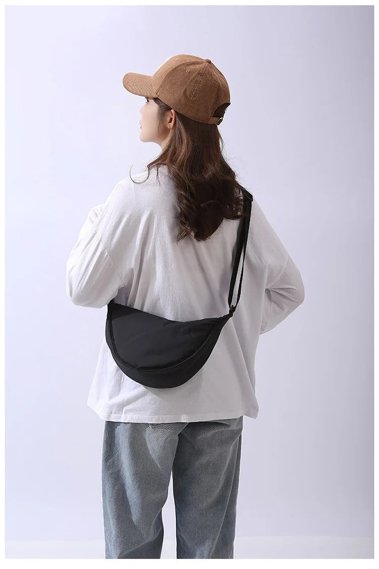 Best Women’s Messenger Bag – Simple Nylon Crossbody Shoulder Bag iin USA