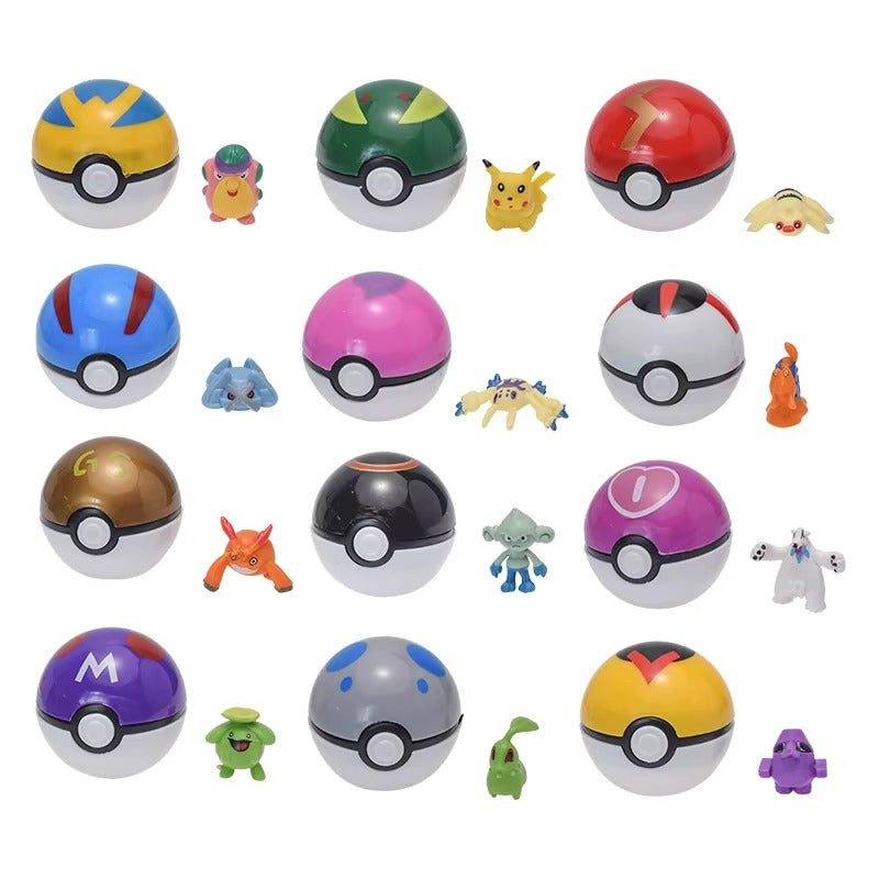 Best 12-Piece Pokémon Poké Ball Figure Set in USA