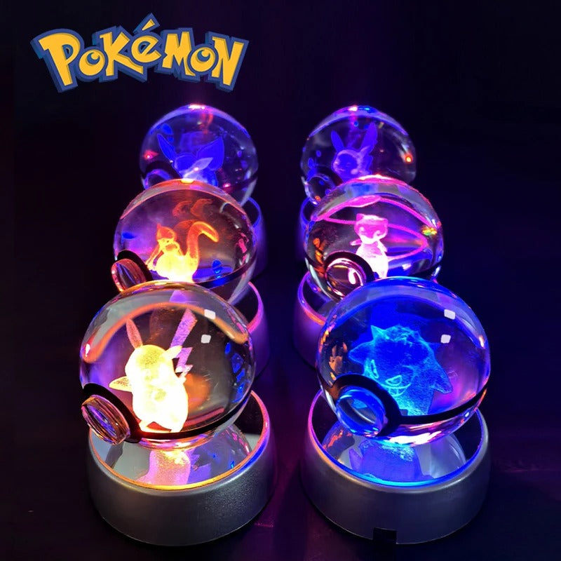 Best 3D Pokémon Crystal Ball Night Light in USA 