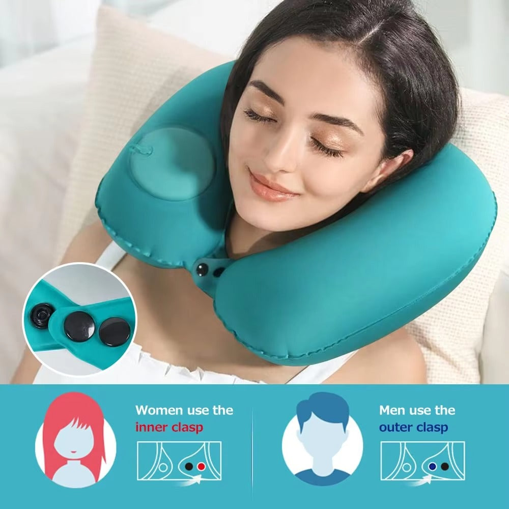 Best Inflatable Travel Neck Pillow in USA