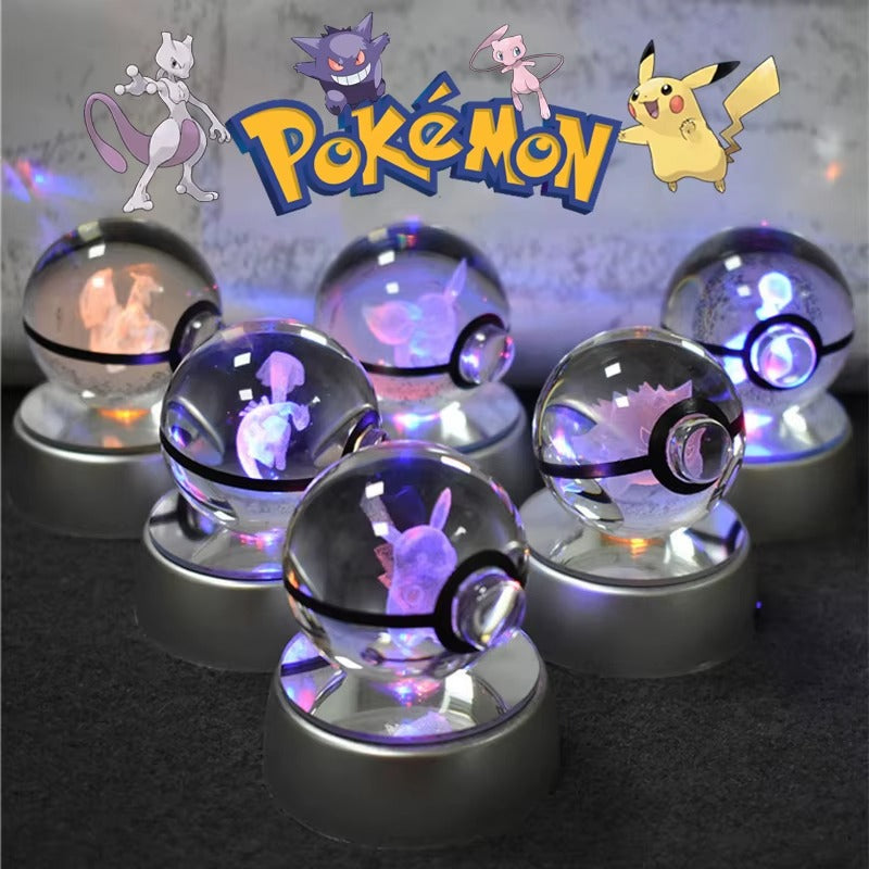 Best 3D Pokémon Crystal Ball Night Light in USA 