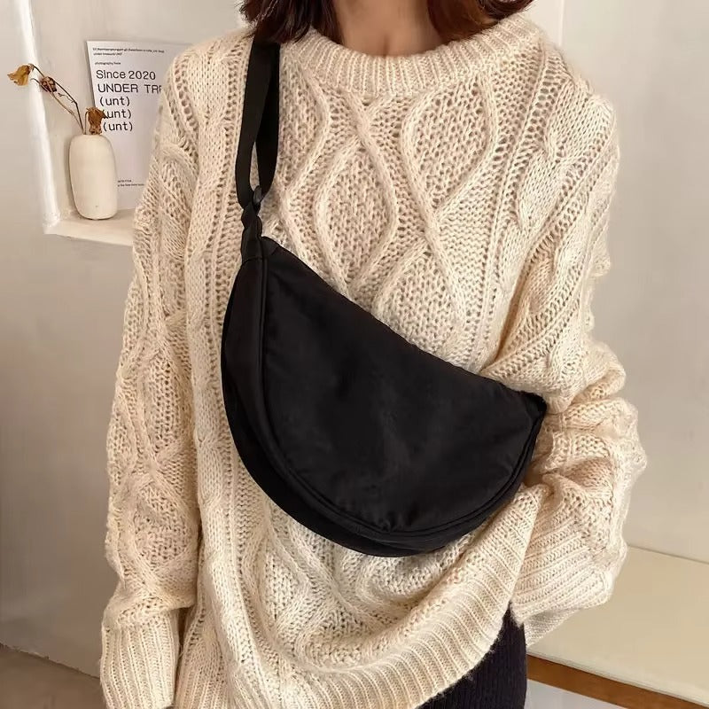 Best Women’s Messenger Bag – Simple Nylon Crossbody Shoulder Bag iin USA