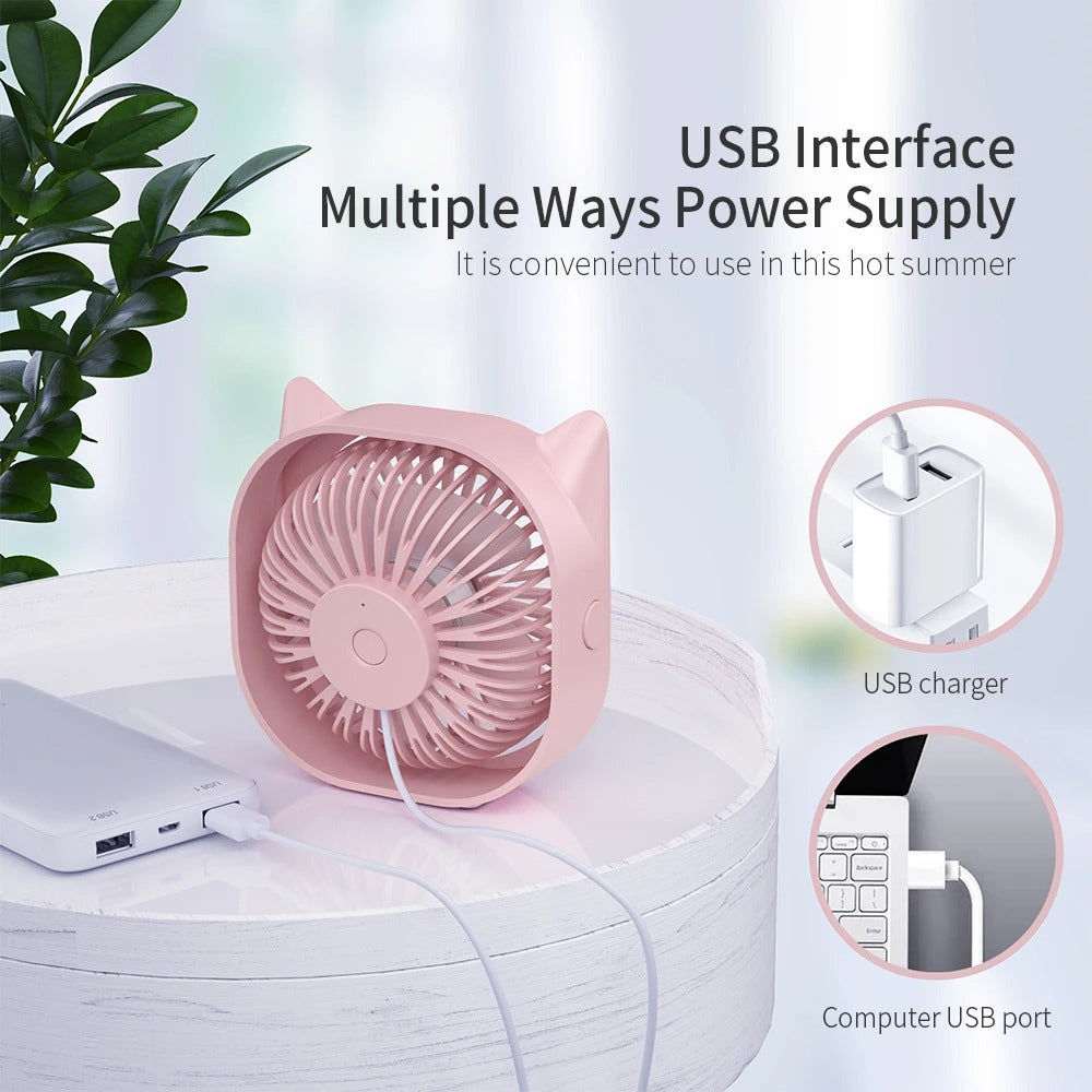 Best Mini USB Fan Portable Rechargeable in USA