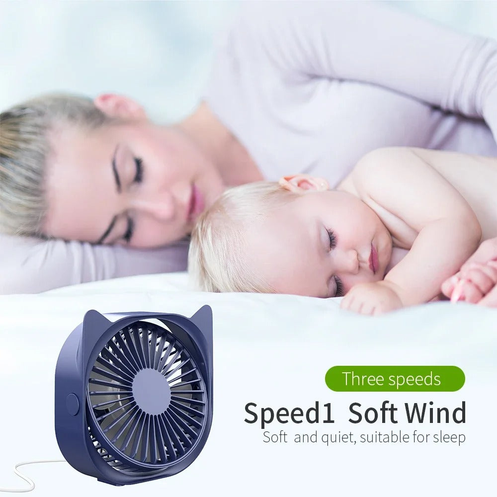 Best Mini USB Fan Portable Rechargeable in USA