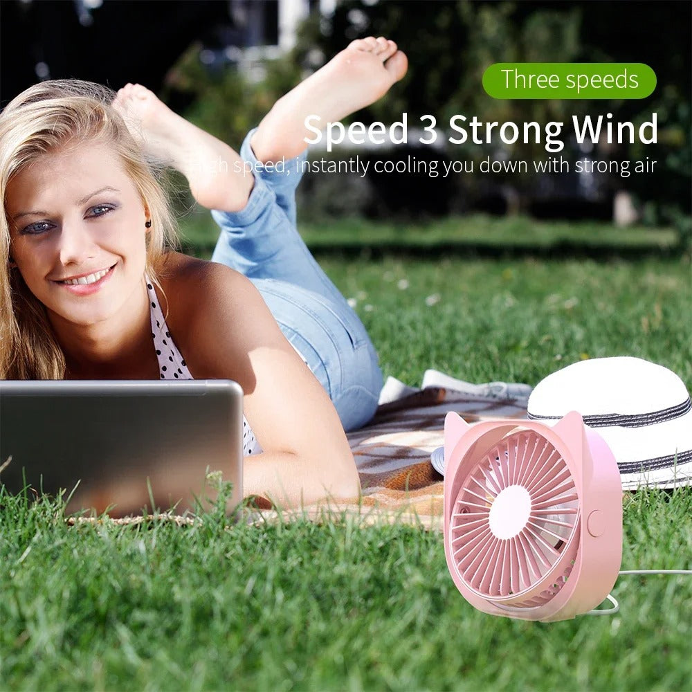 Best Mini USB Fan Portable Rechargeable in USA