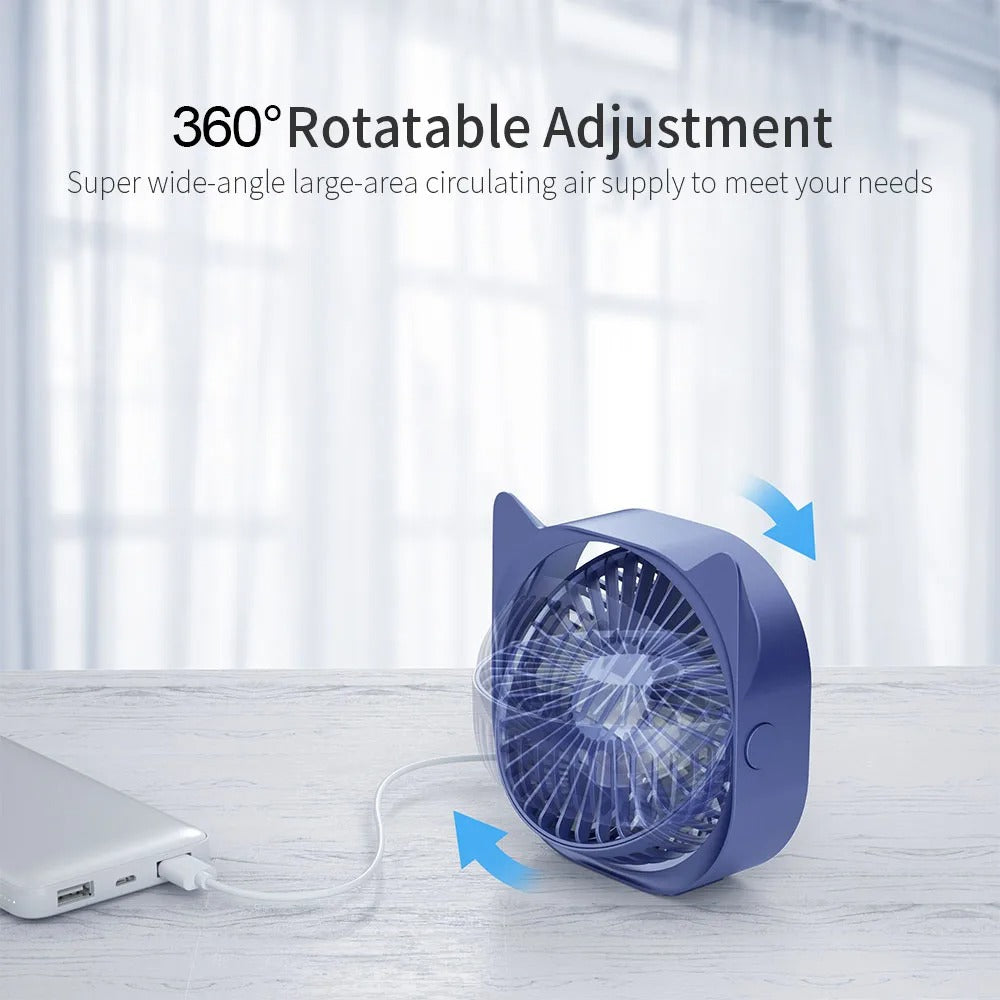Best Mini USB Fan Portable Rechargeable in USA