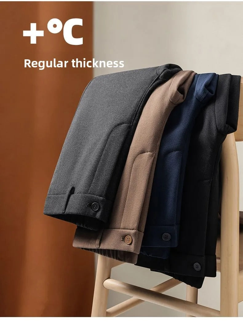  Best Autumn Winter Loose Trousers Men Formal Suit Pants n USA