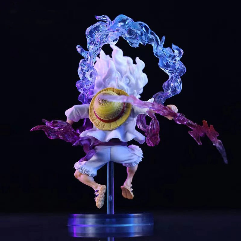 10cm Luffy Gear 5 Sun God Nika Action Figure – Anime PVC Collectible Statue Toy from One Piece