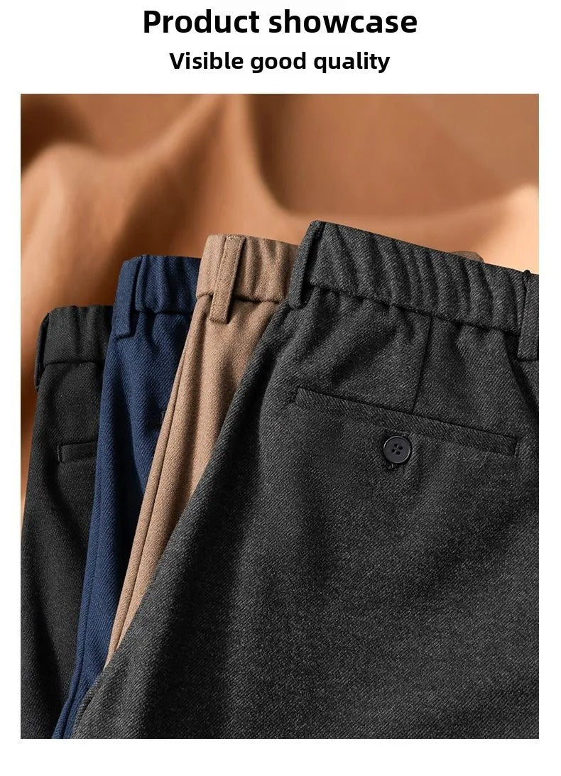  Best Autumn Winter Loose Trousers Men Formal Suit Pants n USA