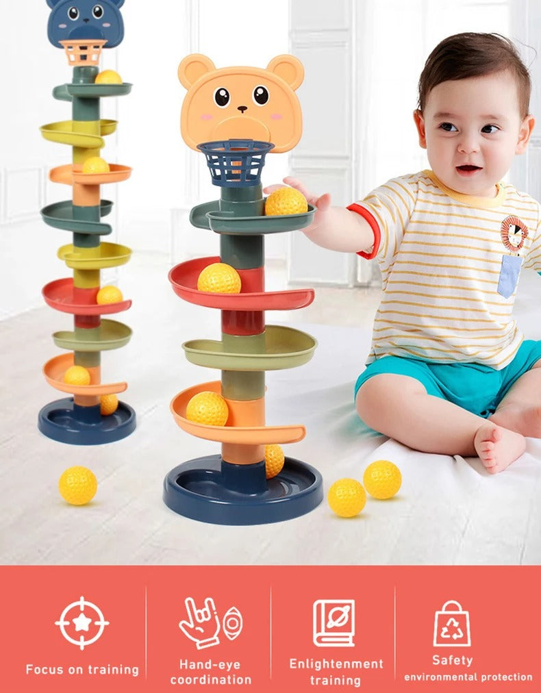 Best Montessori Rolling Ball Track Toy in USA