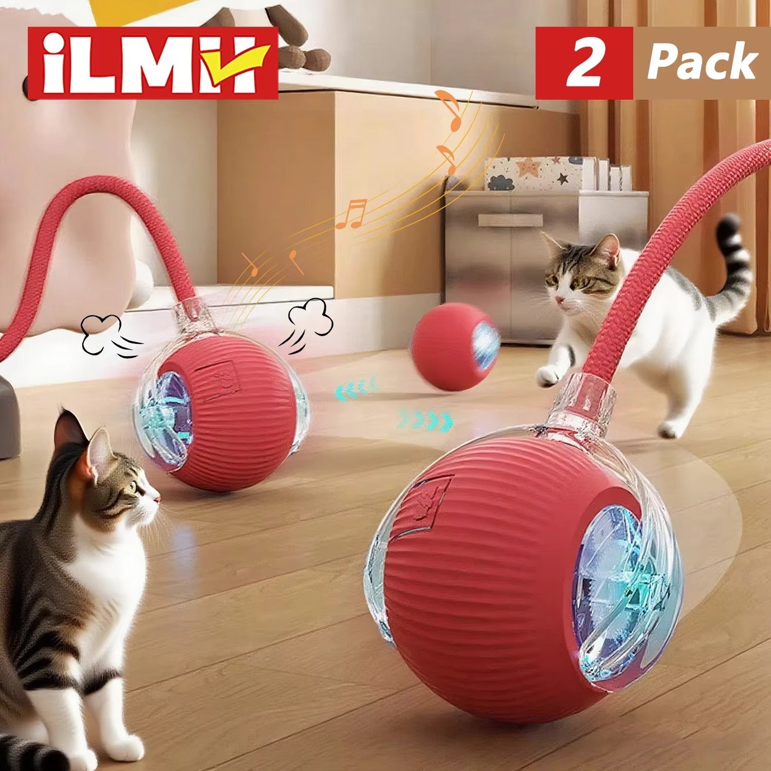 Best Rechargeable Interactive Dog & Cat Ball Toy in USA