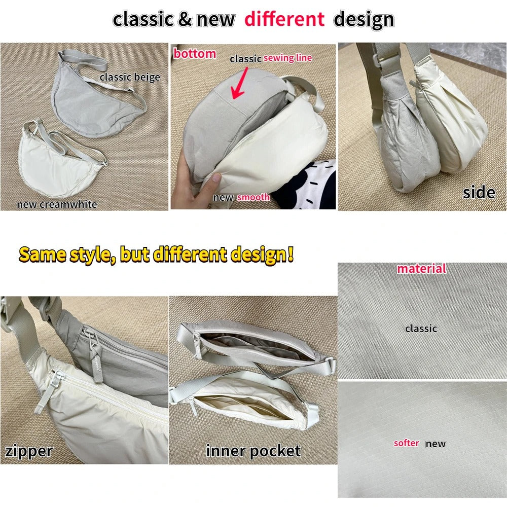 Best Women’s Messenger Bag – Simple Nylon Crossbody Shoulder Bag iin USA