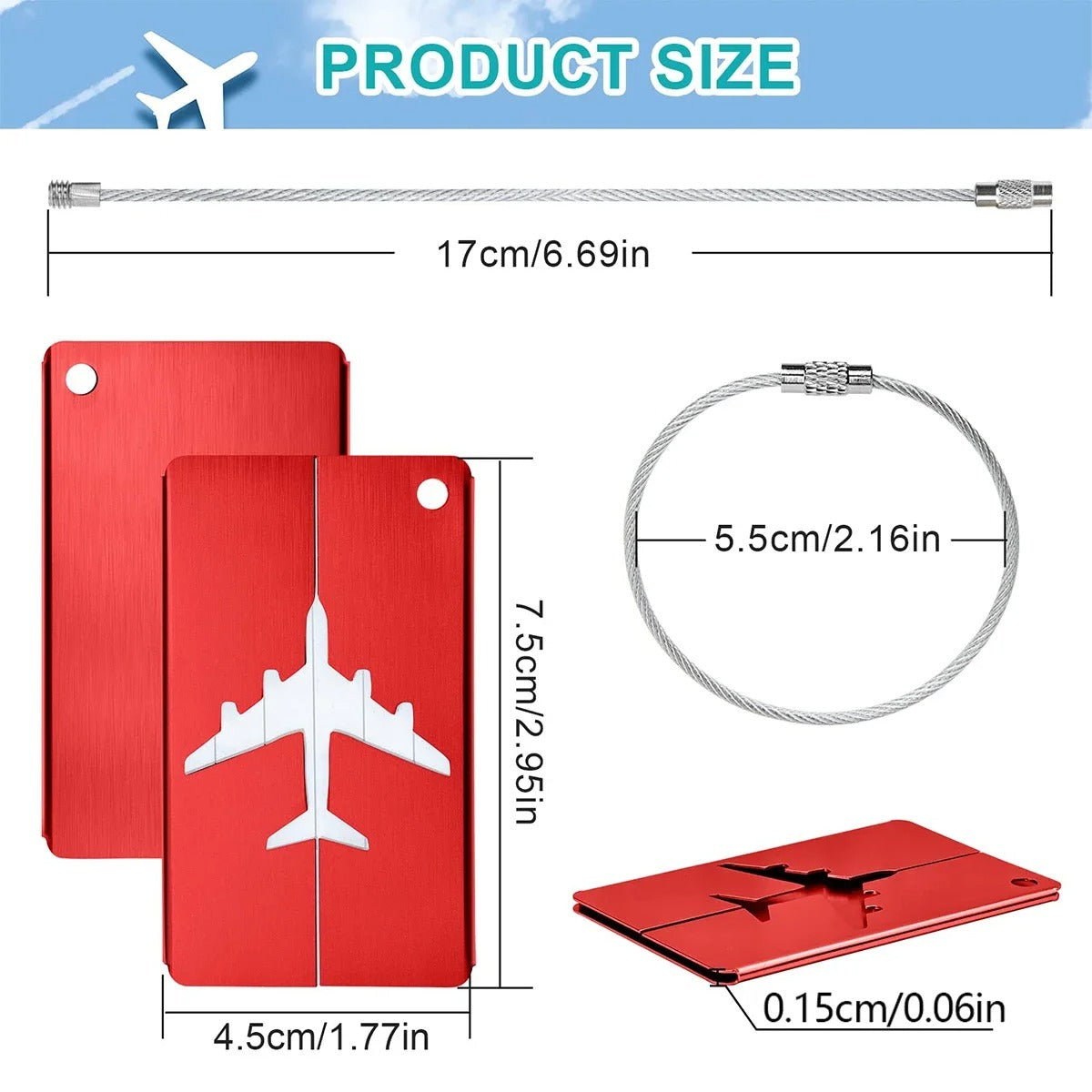 Best Aluminum Alloy Luggage Tag in USA
