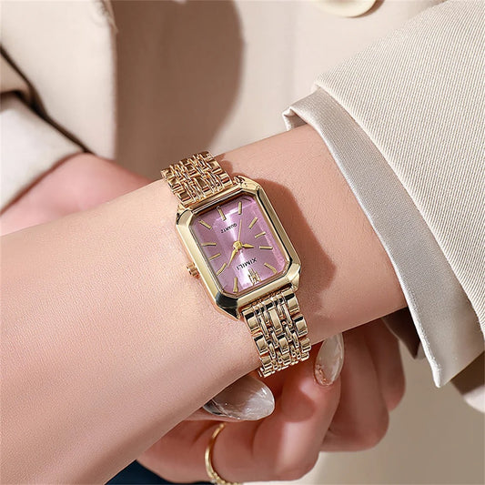 Best Luxury Women’s Gold Plated Square Watch in USA